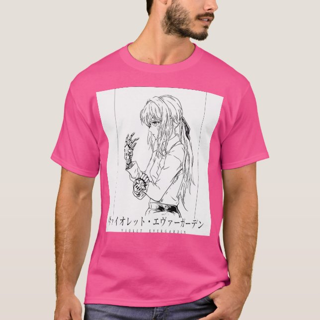 Violet Evergarden - Violet (Mono) T Shirt (Framsida)