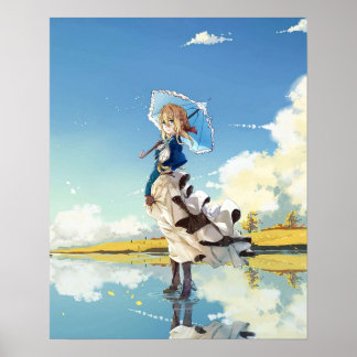 Violet Everträdgårcute Girl Poster