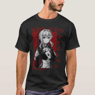 Violet Everträdgårds ANIME TECKNAD MANGA MEME GIFT T Shirt
