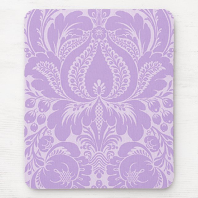 Violet Fantasy Blommigt Mouse Pad Musmatta (Framsidan)