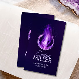 Violet flame - Lila Flame Visitkort