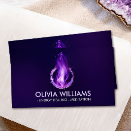 Violet flame - Lila Flame Visitkort