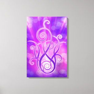 Violet Flame/Violet Fire Canvastryck