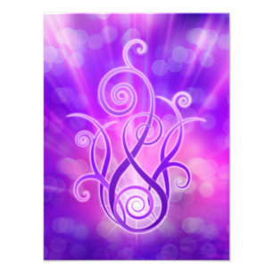 Violet Flame/Violet Fire Fototryck