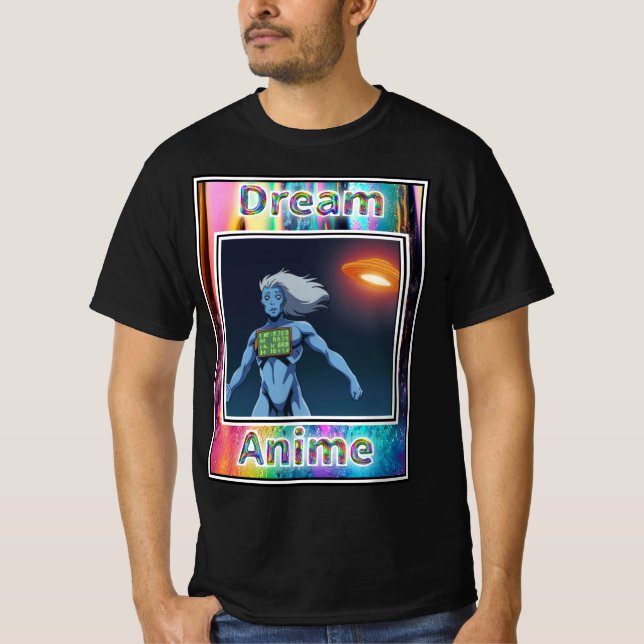 Violet Flames Dream Anime T Shirt (Framsida)