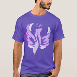 VIOLET FLAMMA JAG ÄR - ELDFAGEL UPPSTIGANDE T SHIRT