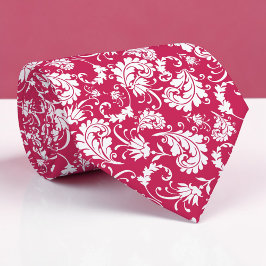 Violet Floral Pattern Custom Necktie Slips