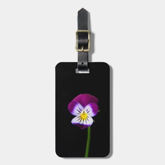 Violet Flower cd ltcnm Bagagebricka (Vertikal Framsida)