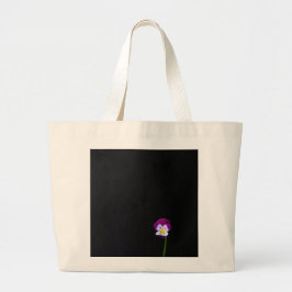 Violet Flower jtcn Large Tote Bag Jumbo Tygkasse