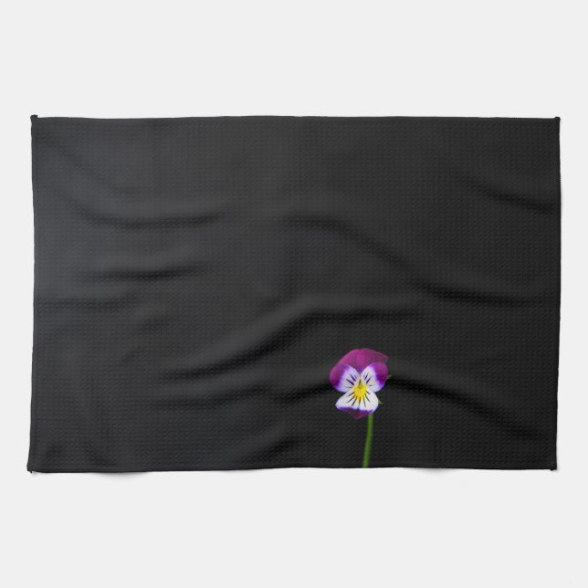 Violet Flower ktcnm Kökshandduk (Horisontell)
