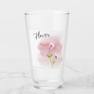 Violet Flower Mugg Glaskopp