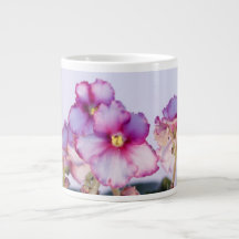 Violet Flowers 20 oz Jumbo Mugg - Bowl