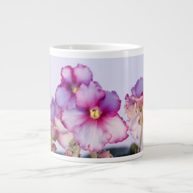 Violet Flowers 20 oz Jumbo Mugg - Bowl (Framsidan)