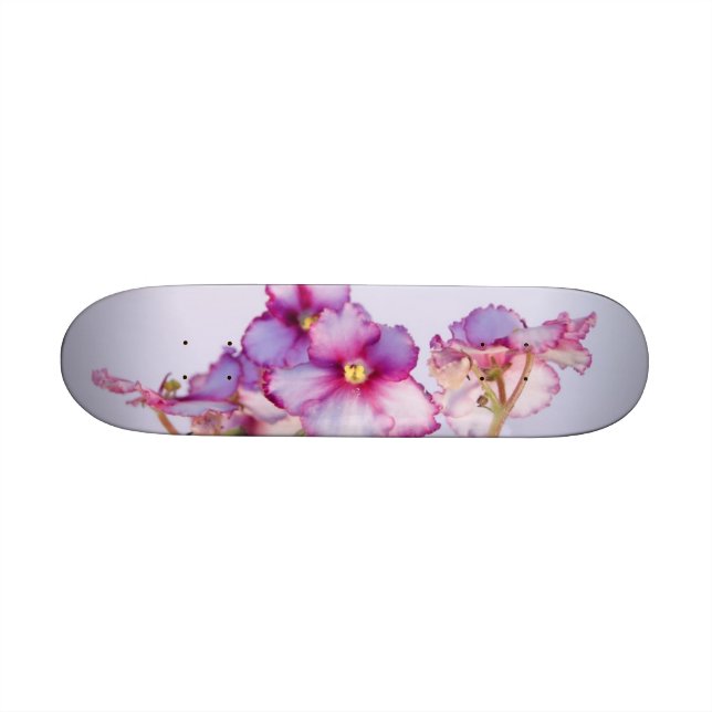 Violet Flowers 72 tum Skateboard Complete Skateboa (Horisontell)