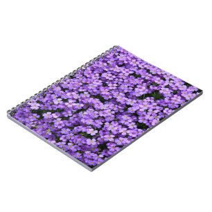 Violet Flowers Anteckningsbok