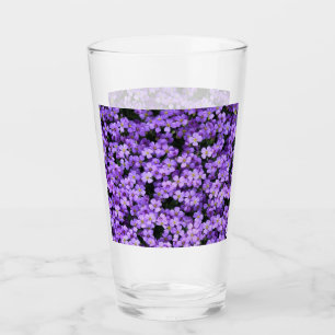 Violet Flowers Glaskopp