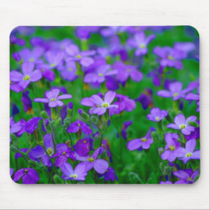 Violet Flowers Mousepad Musmatta