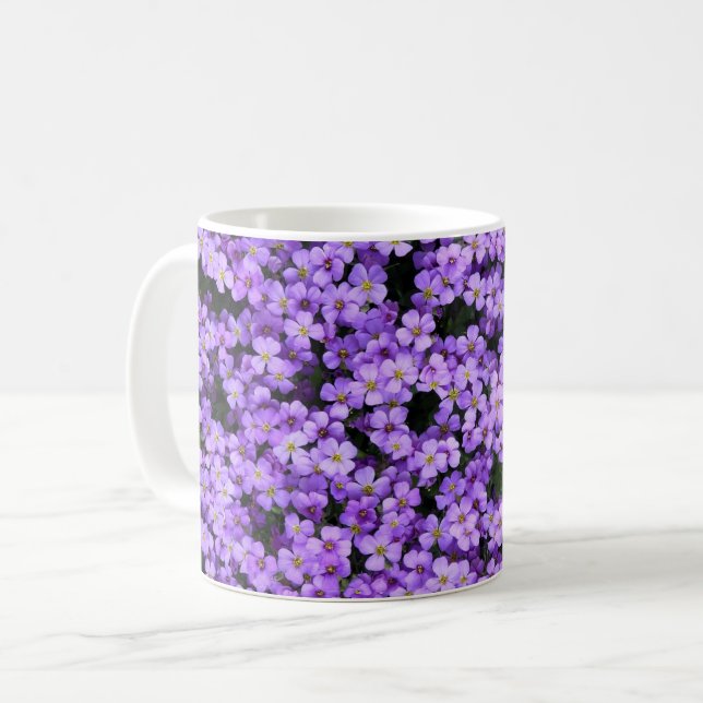 Violet Flowers Mugg Violets Vår (Framsida vänster)