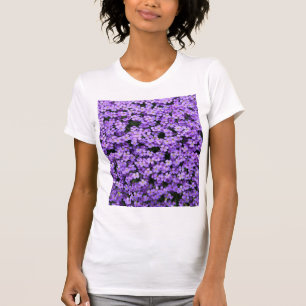 Violet Flowers T Shirt