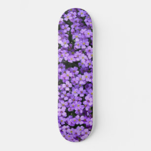 Violet Flowers - Vår Mini Skateboard Bräda 18,5 Cm