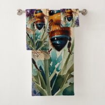 Violet Garden Buzz | Vattenfärgsfärg