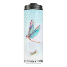 *~* Violet Glitter Dragon Fly Girly Aqua