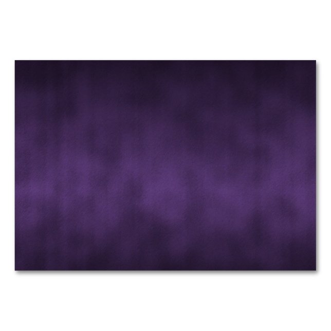 Violet Gothic Ombre Bakgrundskonst Bordsnummer (Baksidan)