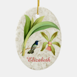 Violet Headed Hummingbird Ornament