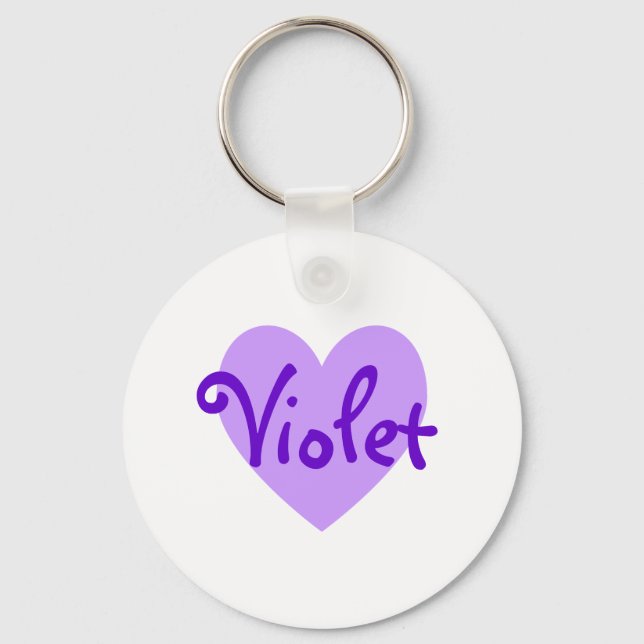 Violet Heart Nyckelring (Framsida)