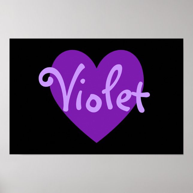 Violet Heart Poster (Framsidan)