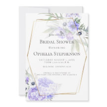 Violet Hydrangea och Anemone Blommigt Bouquet