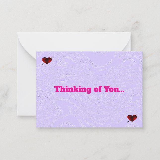 Violet Ice och Hearearts anteckningskort (Framsida)