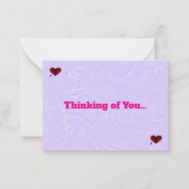 Violet Ice och Hearearts anteckningskort