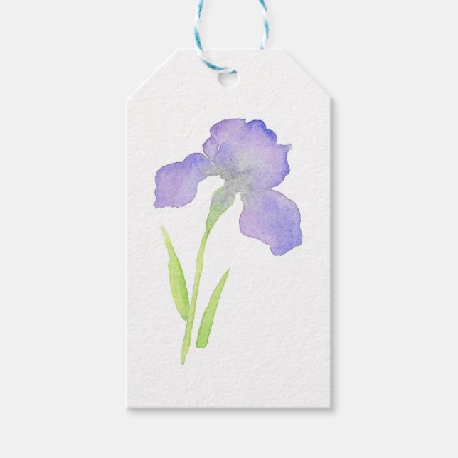 Violet Iris Presentetikett (Framsidan)