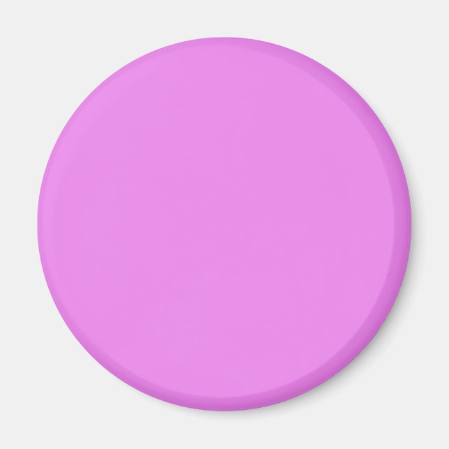 Violet/Lavender Magenta EE82EE - tillval för Namn Magnet (Framsidan)