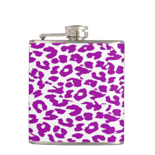 Violet Leopard Skin Mönster Fickplunta