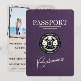 Violet Lila Bahamas Passport Spara datum Datumet