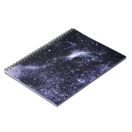 Violet lila Black abstrakt galaxy Anteckningsbok