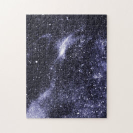 Violet lila Black abstrakt galaxy Pussel