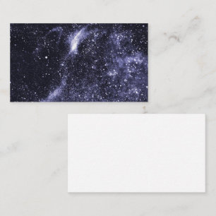 Violet lila Black abstrakt galaxy Visitkort