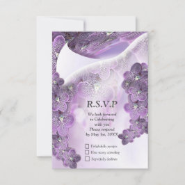 Violet Lila Blooming Flower Orchids OSA Kort