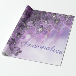 Violet Lila Blooming Flower Orchids Presentpapper