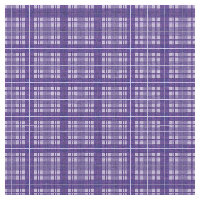 Violet Lila Bright Gingham Plaid Tartan Tyg (Närbild)