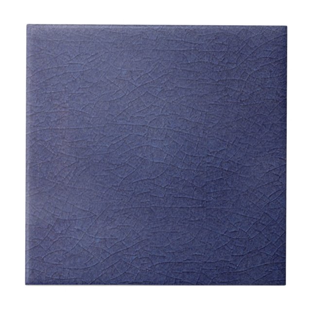 Violet Lila Faux Crackle Avslutar Antique Repro Kakelplatta (Framsidan)