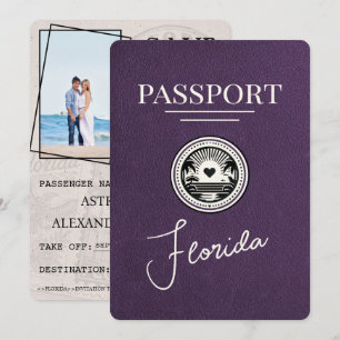 Violet Lila Florida Passport Spara datum Datumet