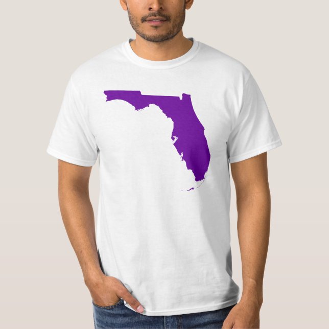 Violet Lila Florida T-shirt (Framsida)