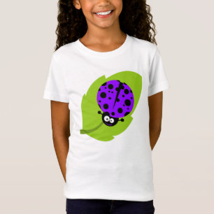 Violet Lila Ladybug Tee Shirt