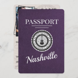 Violet Lila Nashville Passport Spara datum Spara Datumet