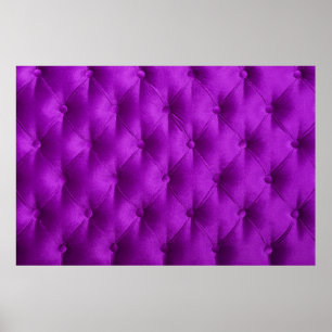 Violet lila samvet capitone textilbakgrund, poster