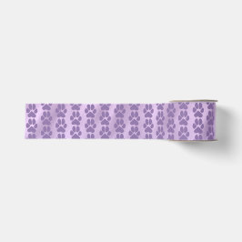 Violet lila, sött paw-utskrift mönster